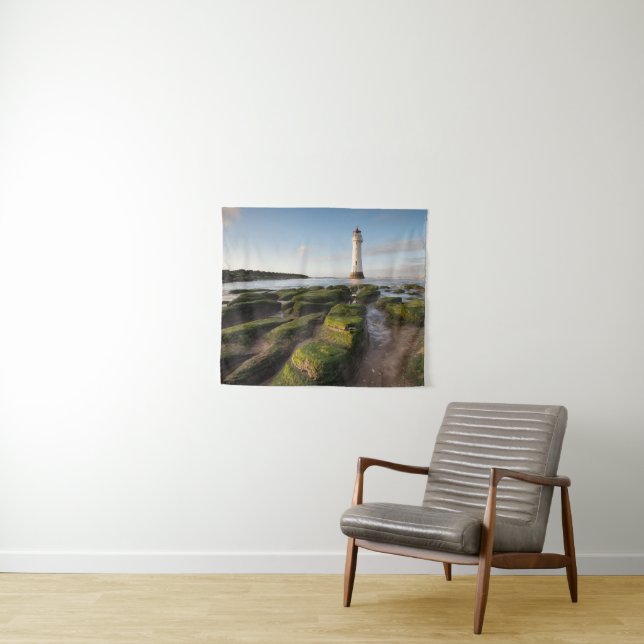 Neuer Brighton-Leuchtturm Wandteppich (Beispiel (Horizontal))