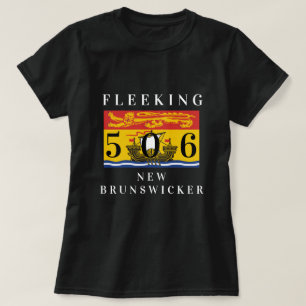 Neuer Brunswicker New Brunswick Zoll 506 T-Shirt