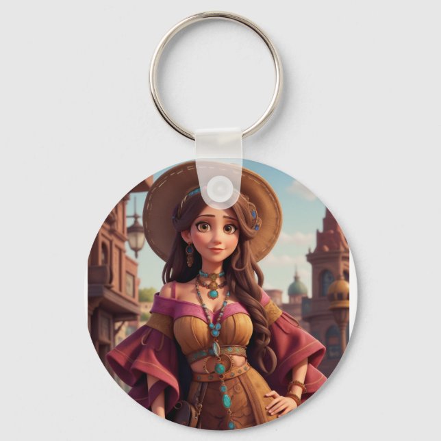 Neuer Chat-Benutzername für die Schlüsselkette Cha Schlüsselanhänger (Vorderseite)