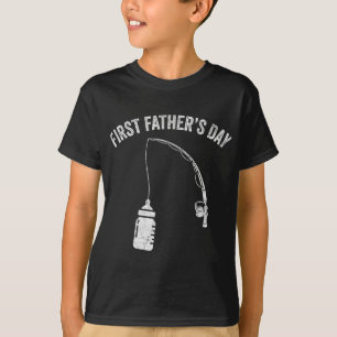 Neuer Dad Angler, Erster Vatertag Fishing Dad  T-Shirt