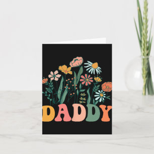 Neuer Daddy Wildflower erster Geburtstag & Bab Karte