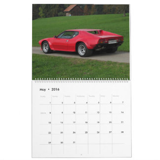 Neuer De Tomaso-Kalender 2016 Kalender
