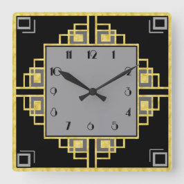 Neuer Deko Quadratische Wanduhr
