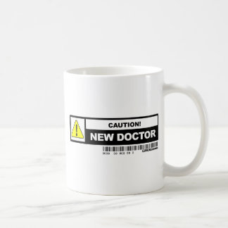 Neuer Doktor der Vorsicht Kaffeetasse
