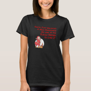 Neuer Duft Flatulence Weihnachtsmann Weihnachten T-Shirt