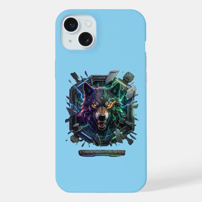 Neuer futuristischer Roboter-Prädator  iPhone Hülle (Rückseite)