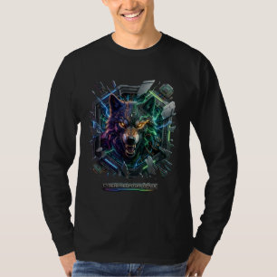 Neuer futuristischer Roboter-Prädator T-Shirt