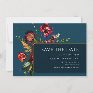 Neuer Garten Blumen Hochzeit QR-Code Save The Date