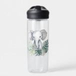 Neuer Geburtstag eines neutralen Niedlichen Elefan Trinkflasche<br><div class="desc">Neutraler Niedlicher Elefant Erster Geburtstag Danke in neutralen Tönen,  perfekt für Junge oder Mädchen</div>