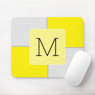 Neuer geometrischer Neon-Farbblock Cool Mousepad