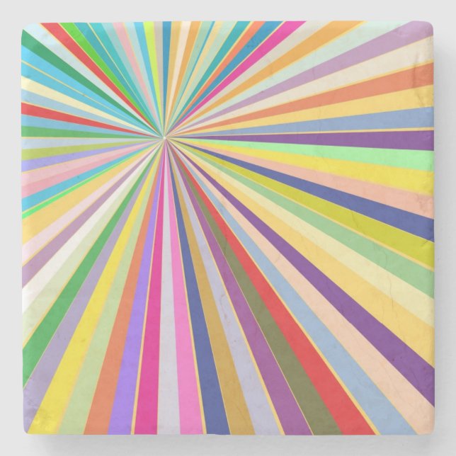 Neuer gestreifter Hintergrund Steinuntersetzer (Vorderseite)