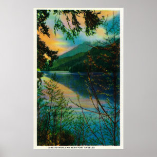 Neuer Hafen Angeles, WA See-Sutherlands Poster