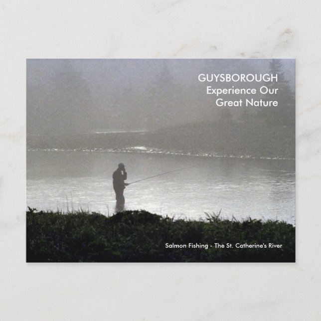 Neuer Hafen, NS - Lachsfischerei, Frühmorgens Postkarte (Vorderseite)