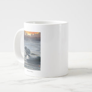 Neuer HampshireCommon Loon Jumbo-Tasse