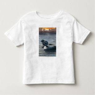 Neuer HampshireCommon Loon Kleinkind T-shirt