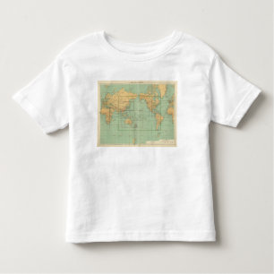 Neuer Handelsmarineatlas der Indexkarte Kleinkind T-shirt