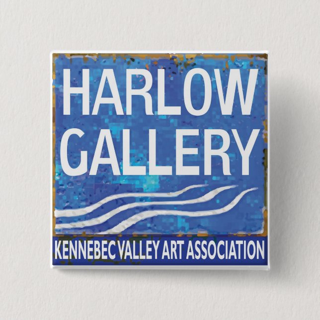 NEUER Harlow Galerie-Logoknopf Button (Vorderseite)