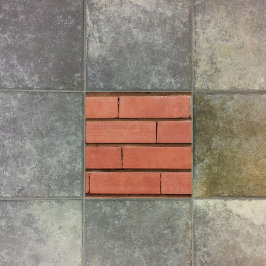 Neuer Hintergrund für Orangenstein und Mortar Fliese