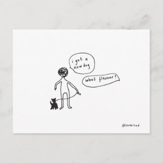 neuer Hund Postkarte
