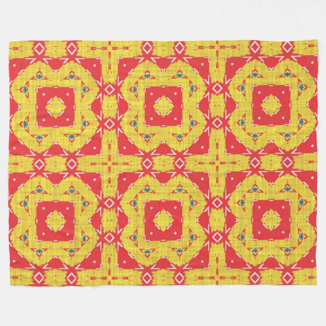 Neuer Indianer 8 Fleecedecke (Vorderseite (Horizontal))