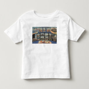 Neuer JerseyLarge Buchstabe ScenesNew Jersey Kleinkind T-shirt