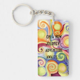 Neuer Job, neue Zuhause, neue Einstellung!! Schlüsselanhänger