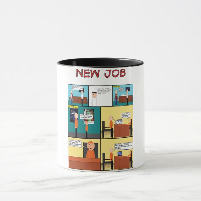 Neuer Job Tasse (Zentrum)