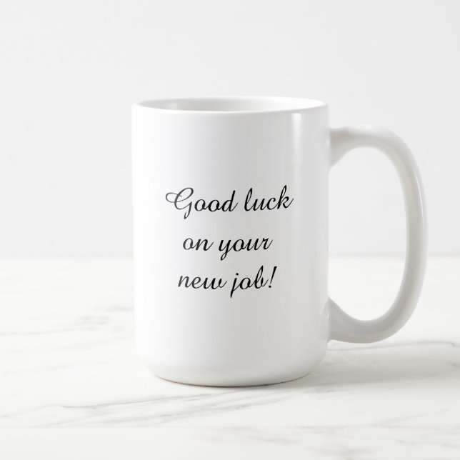 Neuer Job - Verräter-Kaffee-Tasse (linkshändig) Kaffeetasse (Rechts)