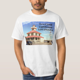 Neuer Kanal-Leuchtturm, Louisiana-T - Shirt