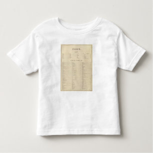 Neuer kommerzieller Atlas des Index Kleinkind T-shirt