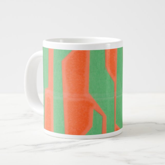 Neuer Kreis I Jumbo-Tasse (Vorderseite Links)
