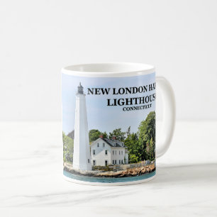 Neuer London-Hafen-Leuchtturm, Connecticut-Tasse Kaffeetasse