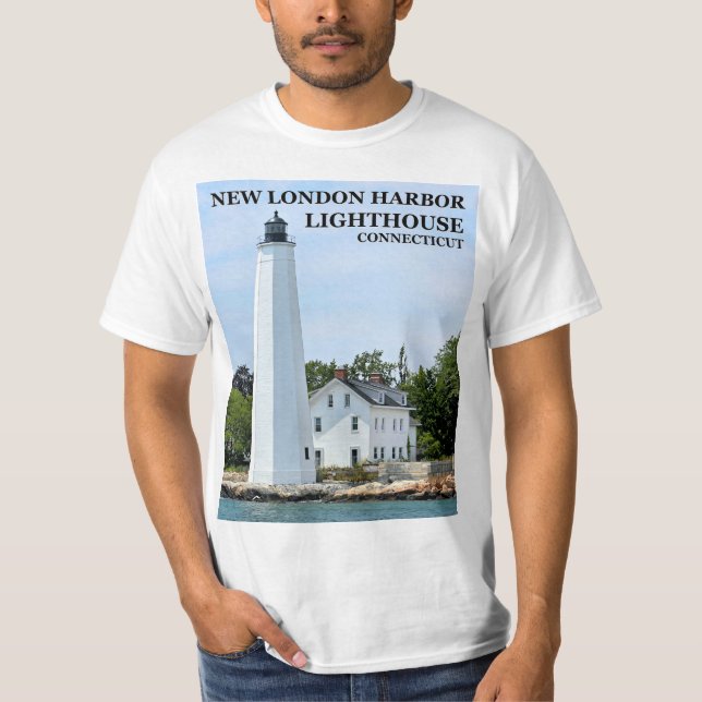 Neuer London-Hafen-Leuchtturm, CT-T - Shirt (Vorderseite)