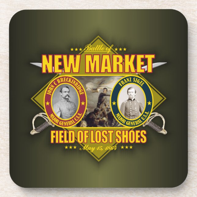 Neuer Markt Untersetzer (Vorderseite)