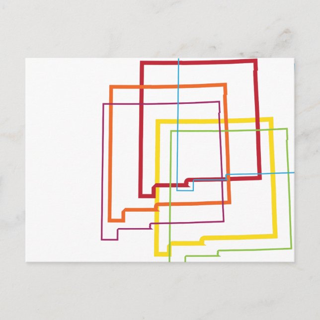neuer mexico-Stolz Postkarte (Vorderseite)