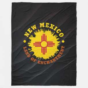 NEUER MEXIKO-STAAT FLAG FLEECEDECKE