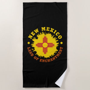 NEUER MEXIKO-STAAT FLAG STRANDTUCH