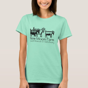 Neuer Mond-Bauernhof-Wecker T-Shirt