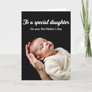 Neuer Muttertag Baby Hand Karte