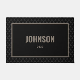 Neuer Name der Personalisierten Schwarzen Familie Fußmatte