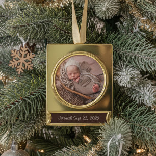 Neuer Name des Fotos Banner-Ornament Gold