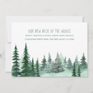 Neuer Neck der Wald-Wälder Kiefernwälder Ankündigung