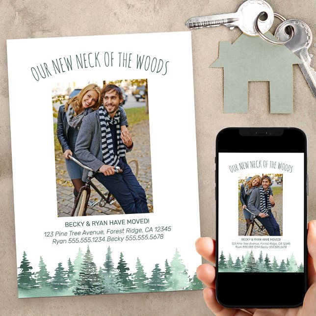 Neuer Neck des Wald Pine Forest Foto Moving Ankündigung (Von Creator hochgeladen)