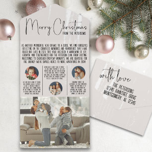 Neuer Newsletter zur Weihnachtskarte All In One Einladung