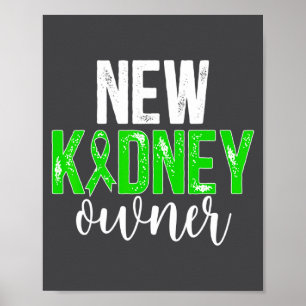 Neuer Nierenbesitzer nach Nierentransplantation Er Poster