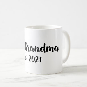 Neuer Oma Est. 2021 Neue Großmütter Kaffeetasse