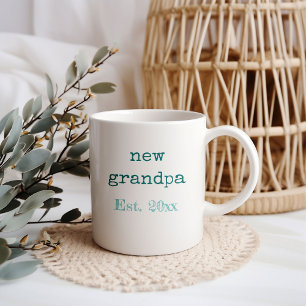 Neuer Opa Baby Geburtsstatistik Kaffeetasse