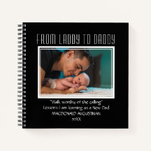 Neuer Papa, der von LADDY zu DADDDY, Custom BLACK