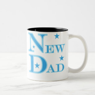 Neuer Papa Zweifarbige Tasse