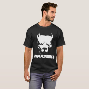 Neuer Pitbull amerikanischer ährentragender T-Shirt